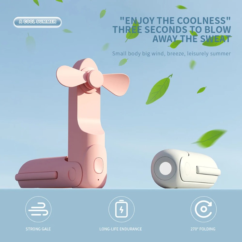 Outdoor Usb Power Bank - 휴대용 미니 선풍기 USB 보조 배터리