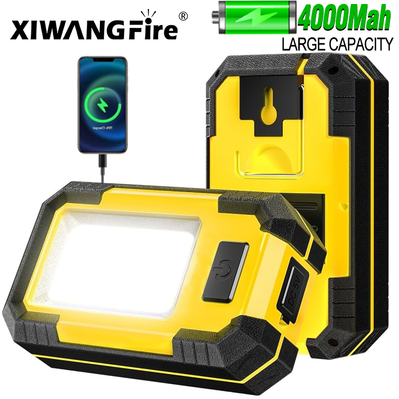 Outdoor Power Works - 4000MaH 충전식 작업등 30W 슈퍼 브라이트