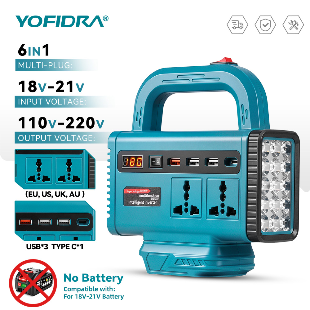 Outdoor Power Inverter - 요피드라 220V 휴대용 파워 인버터 야외
