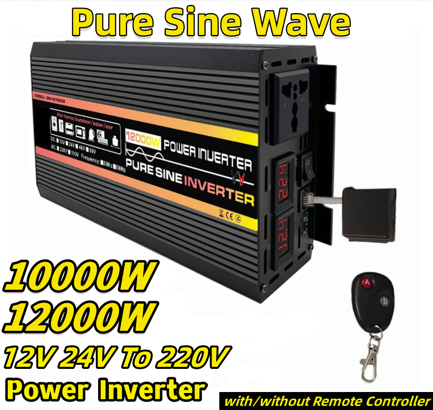 Outdoor Power Inverter - 순수 사인파 인버터, 리모컨 포함 또는