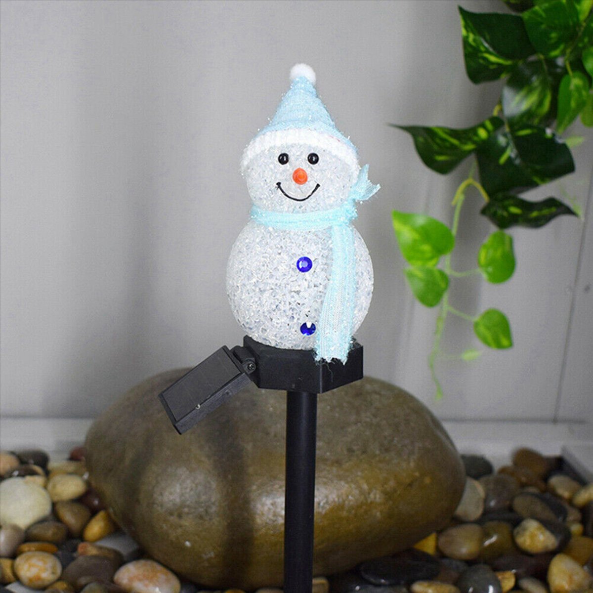 N84R 4X 눈사람 태양광 조명 크리스마스 태양열 L - Outdoor Solar Power Xmas Lights 리뷰 및 가격