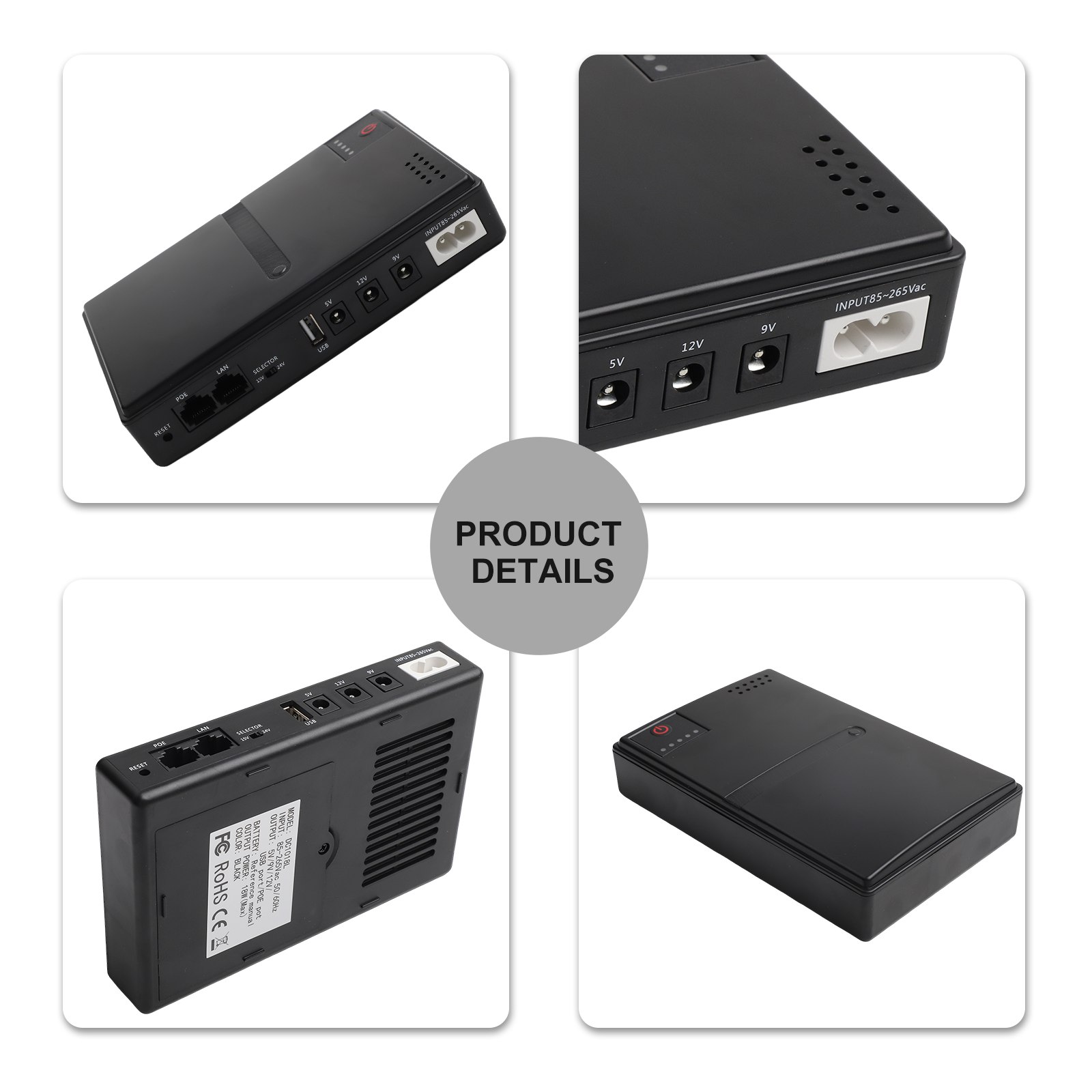 1018L 5V 9V 12V 백업 DC UPS 무정전  - Outdoor Uninterruptible Power Supply 리뷰 및 가격