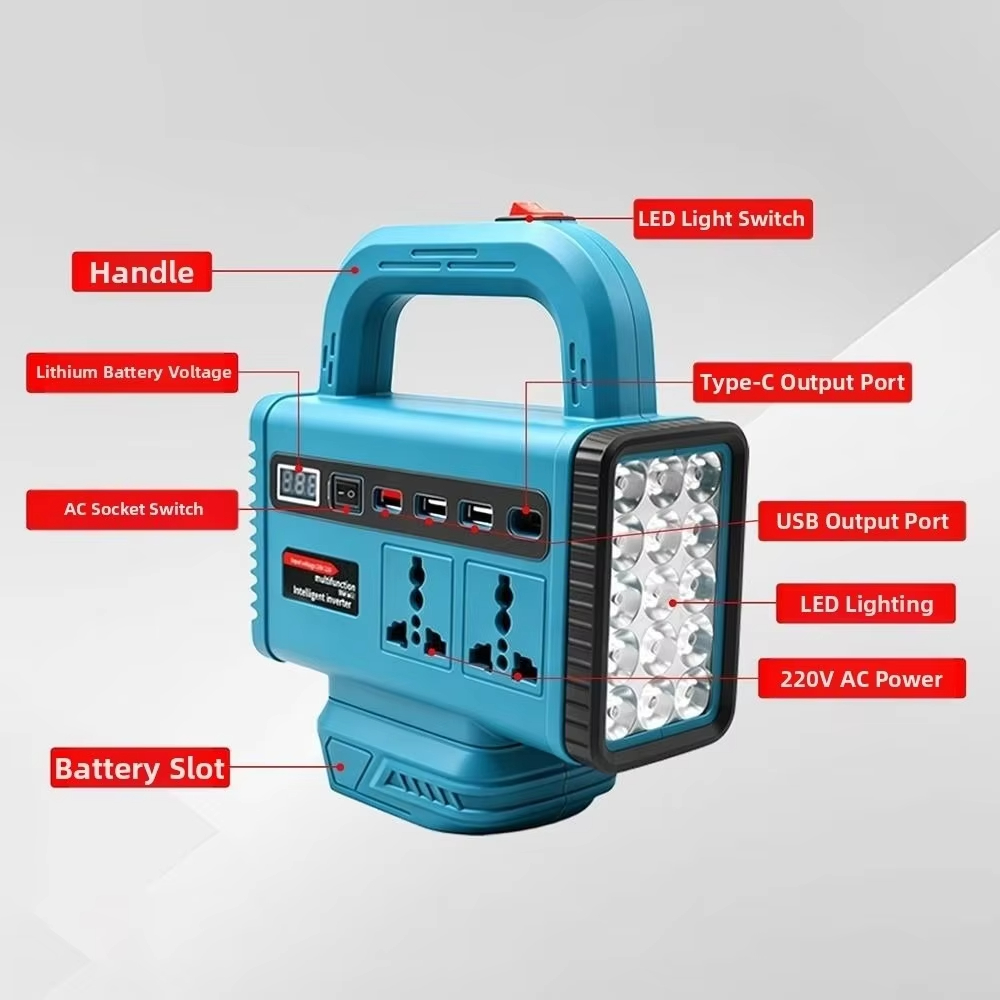 마키타/밀워키/디월트 18V 배터리용 150W 휴대용  - Outdoor Power Inverter 리뷰 및 가격