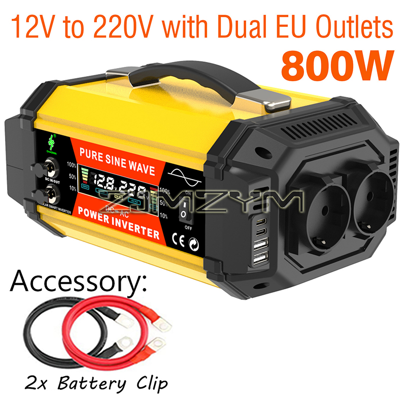 500W/800W/1000W 순수 사인파 전력 인버터  - Outdoor Power Inverter 리뷰 및 가격