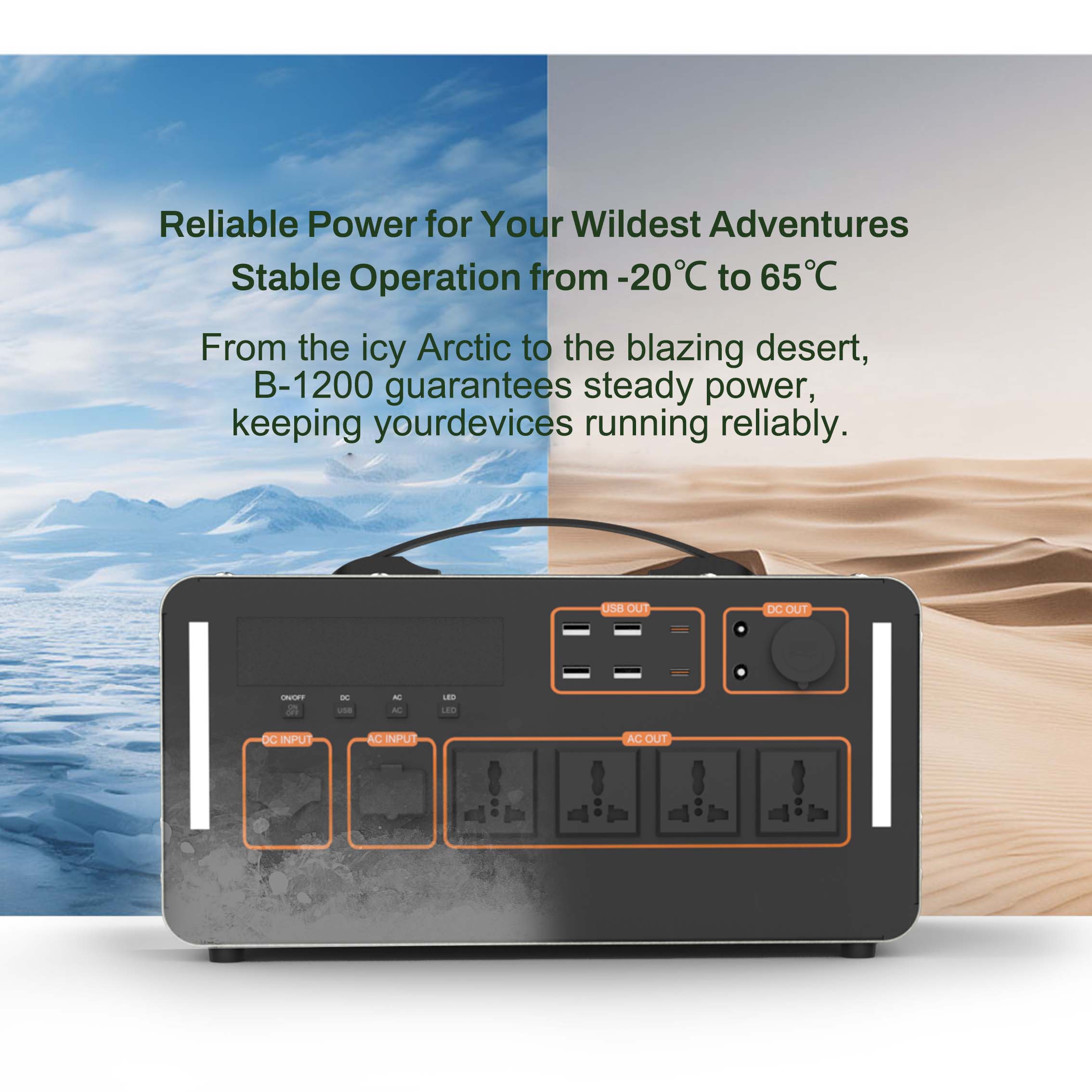 1500W 휴대용 태양광 발전소 102400mAh Li - Outdoor Uninterruptible Power Supply 리뷰 및 가격