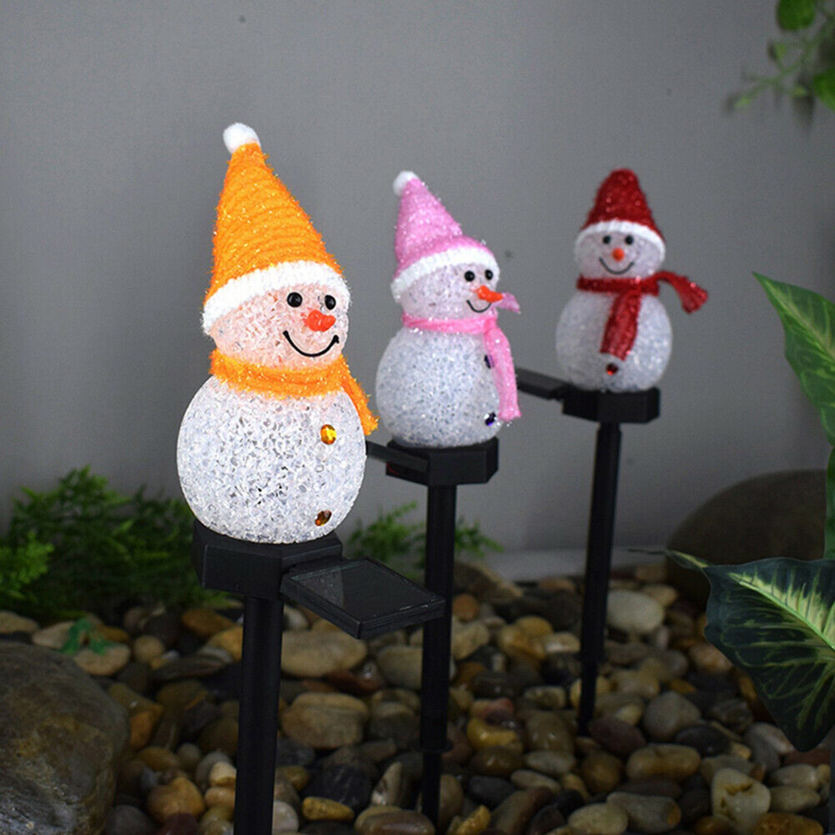 ABAH-눈사람 태양광 조명 크리스마스 태양열 LED  - Outdoor Solar Power Xmas Lights 리뷰 및 가격