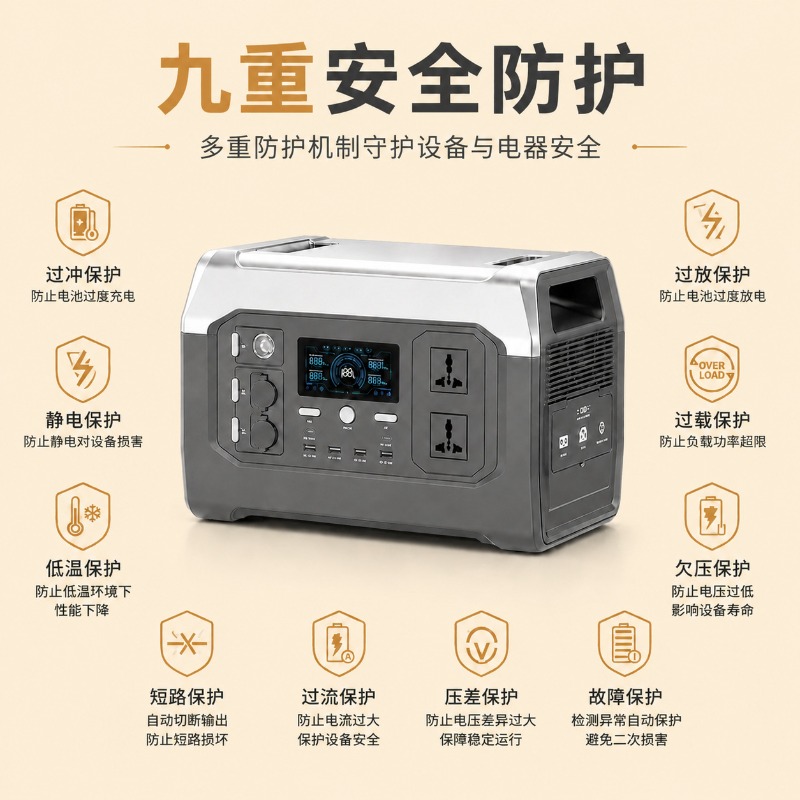 1800W 휴대용 파워스테이션 무정전 에너지 저장 장치 - Outdoor Uninterruptible Power Supply 리뷰 및 가격