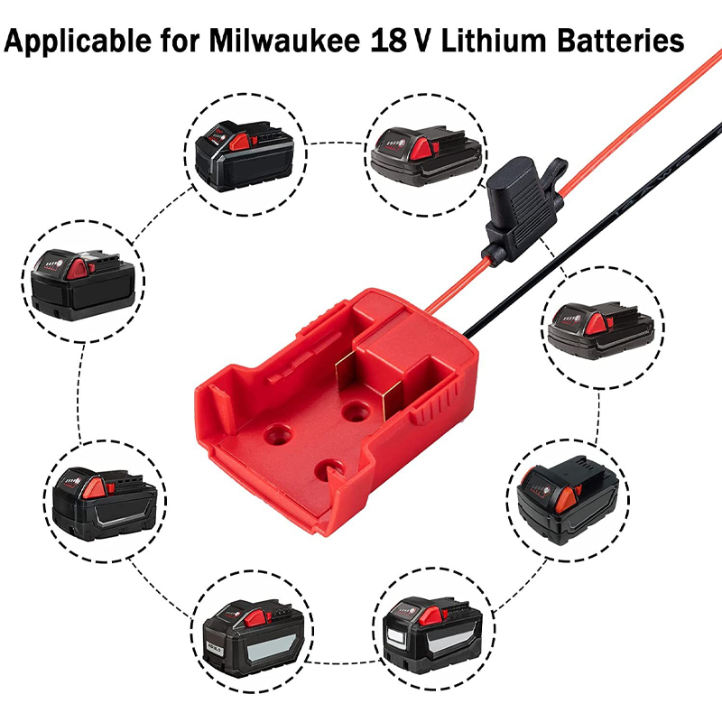 밀워키 리튬 배터리 케이스 컨버터용 M18 2PCS 파 - Outdoor Power Inverter 리뷰 및 가격