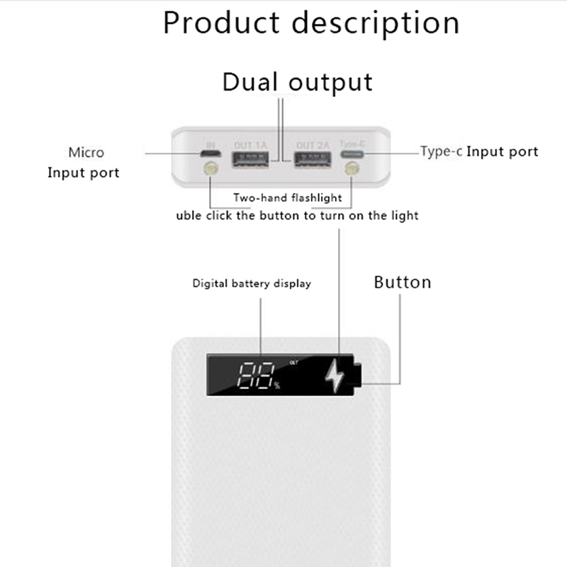 5x1865 0 보조베터리 휴대용 Pover 보조베터리 - Outdoor Usb Power Bank 리뷰 및 가격