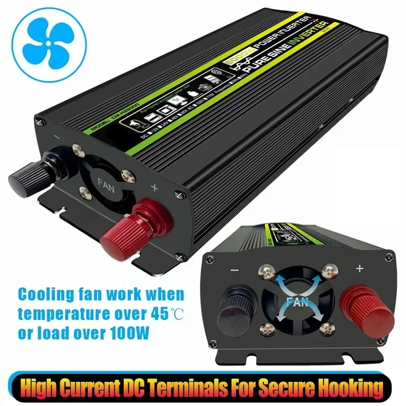 6000W DC12/24V AC 220V 순수 사인파  - Outdoor Power Inverter 리뷰 및 가격