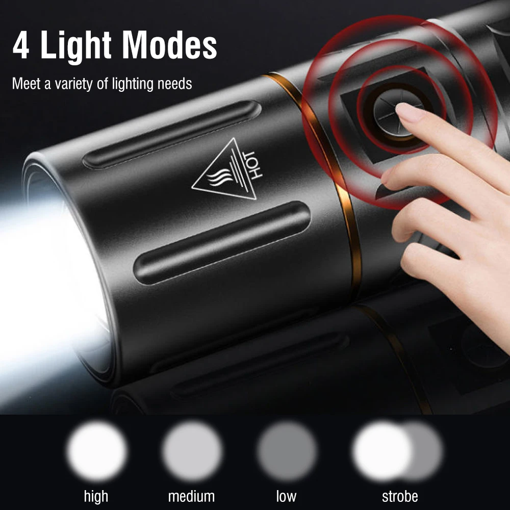 BORUiT 울트라 브라이트 3000LM LED 손전등 - Outdoor Usb Power Bank 리뷰 및 가격